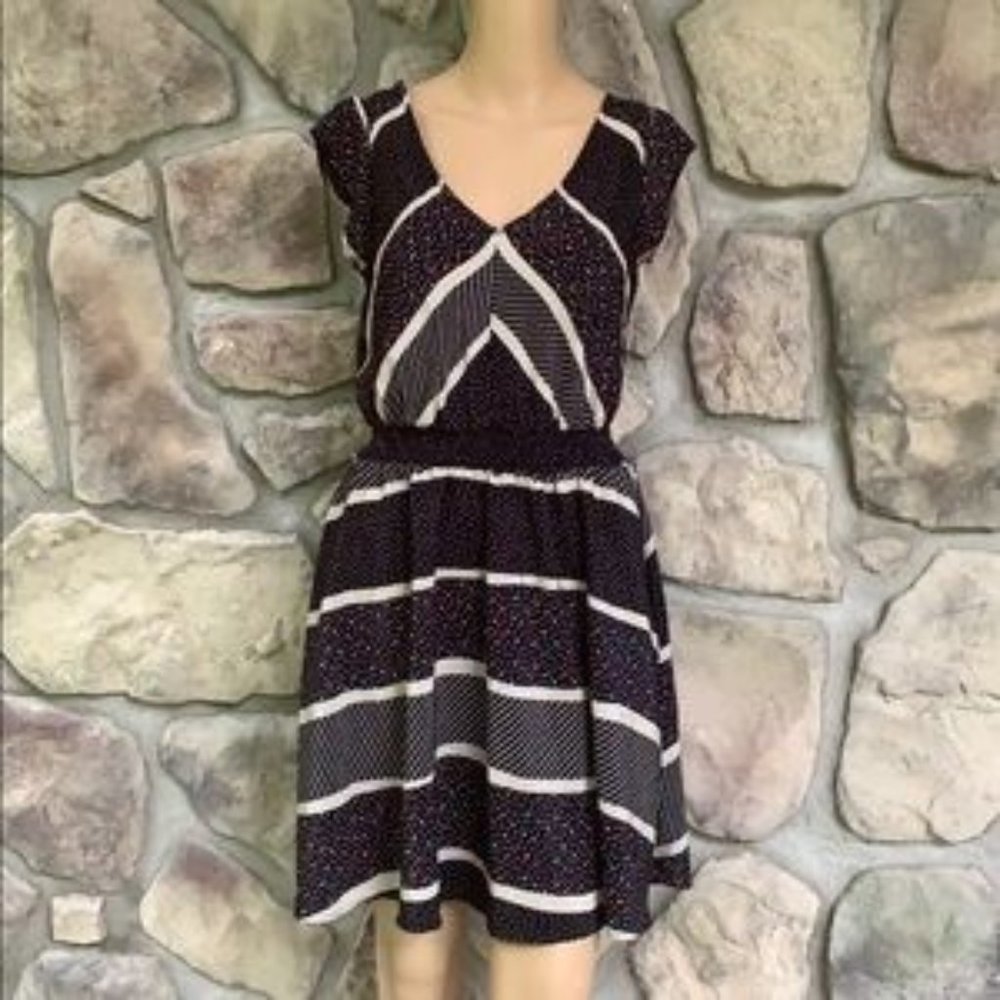 AMERICAN RAG | Polka Dot Striped Dress